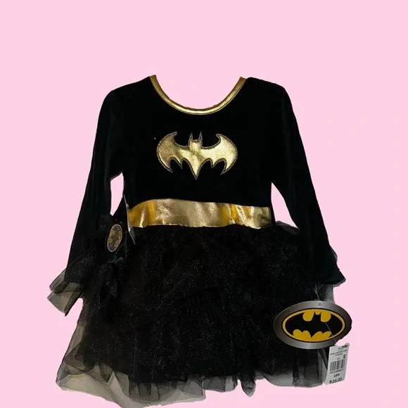 Batman Black and Gold Superhero Dress - Picture 1 of 2